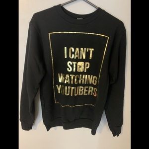 I can’t stop watching Youtubers crewneck sweater